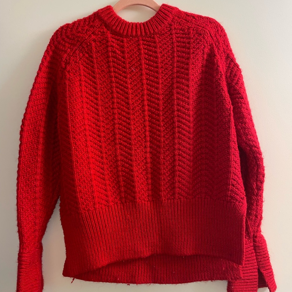 Red sweater Size Small